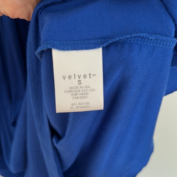 Velvet Jersey Dress - Picture 3 of 3